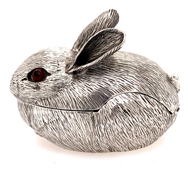 Fabulous Cartier Sterling Bunny Box at 1stDibs