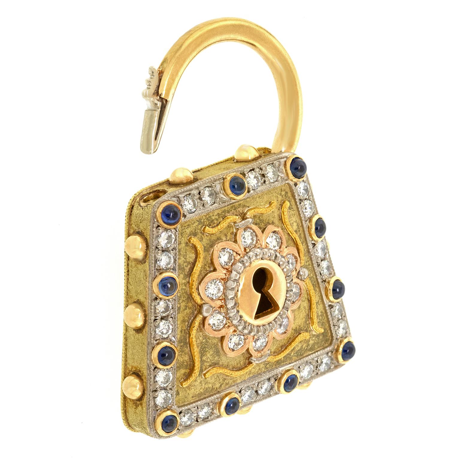 Fabulous Cazzaniga Lock Necklace 2