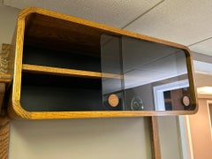 Fabulous Curved Danish style 3 Bay Modular Wall Unit JA Wood-Craft