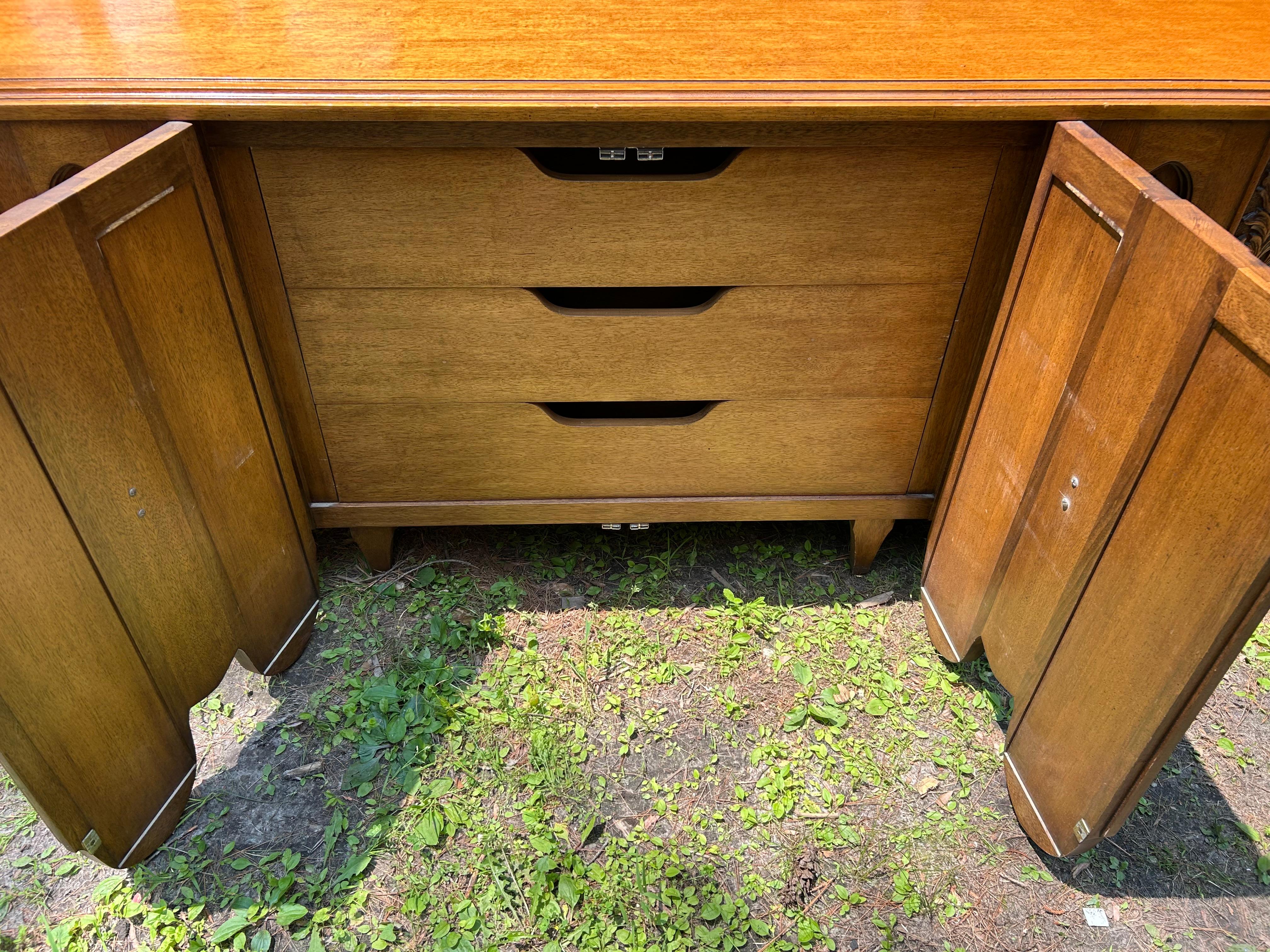 Fabulous Daniel Jones Inc. Spanish Revival Credenza Mid-Century Modern For Sale 6