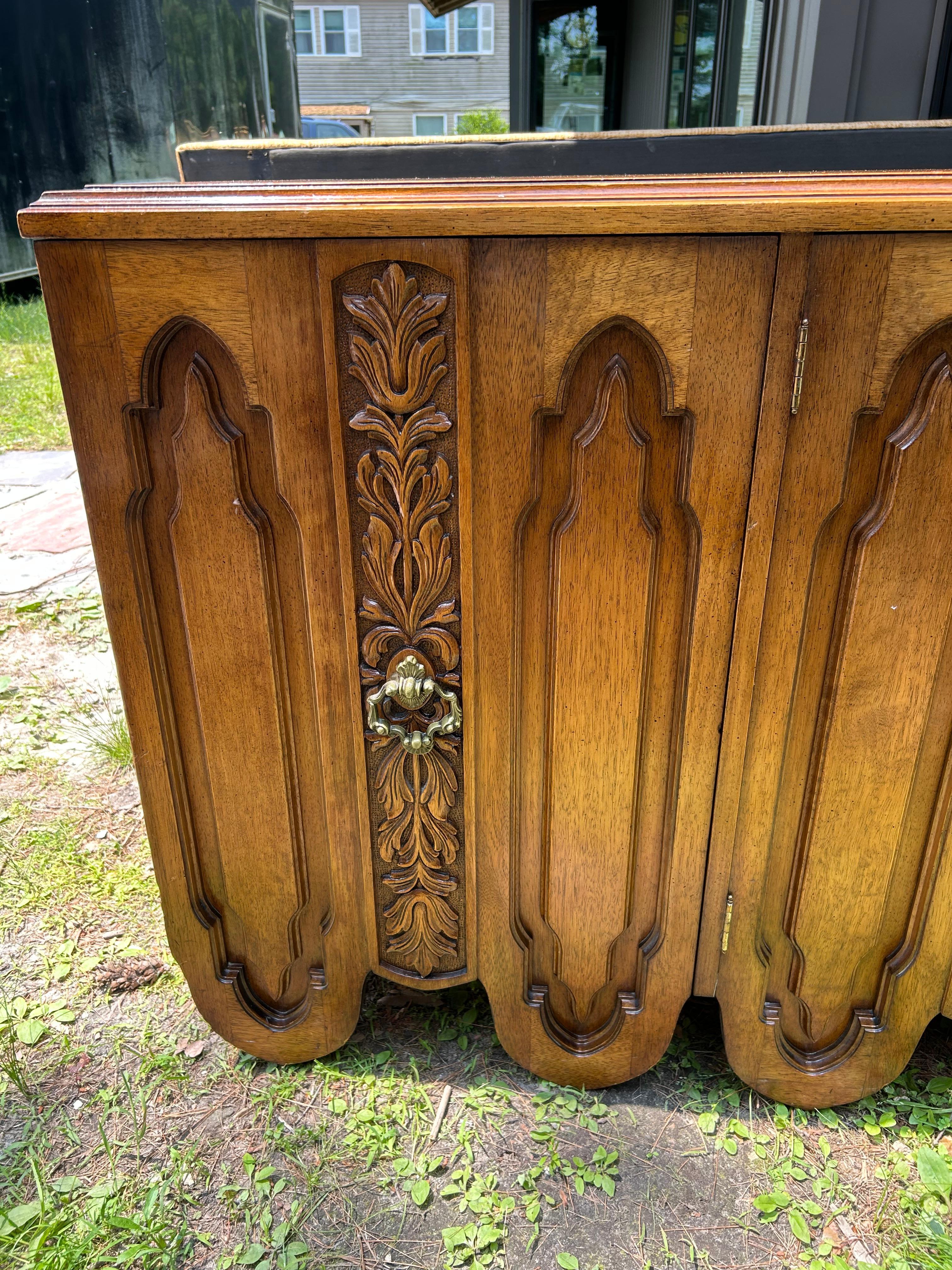 Fabulous Daniel Jones Inc. Spanish Revival Credenza Mid-Century Modern For Sale 1