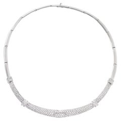 Vintage Fabulous diamond necklace in platinum