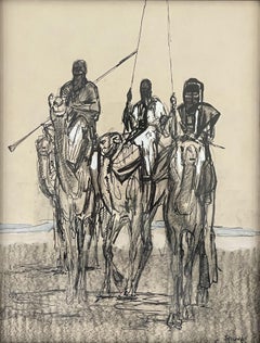 Paul JOUVE (1878-1973), „Die Kamel Riders“