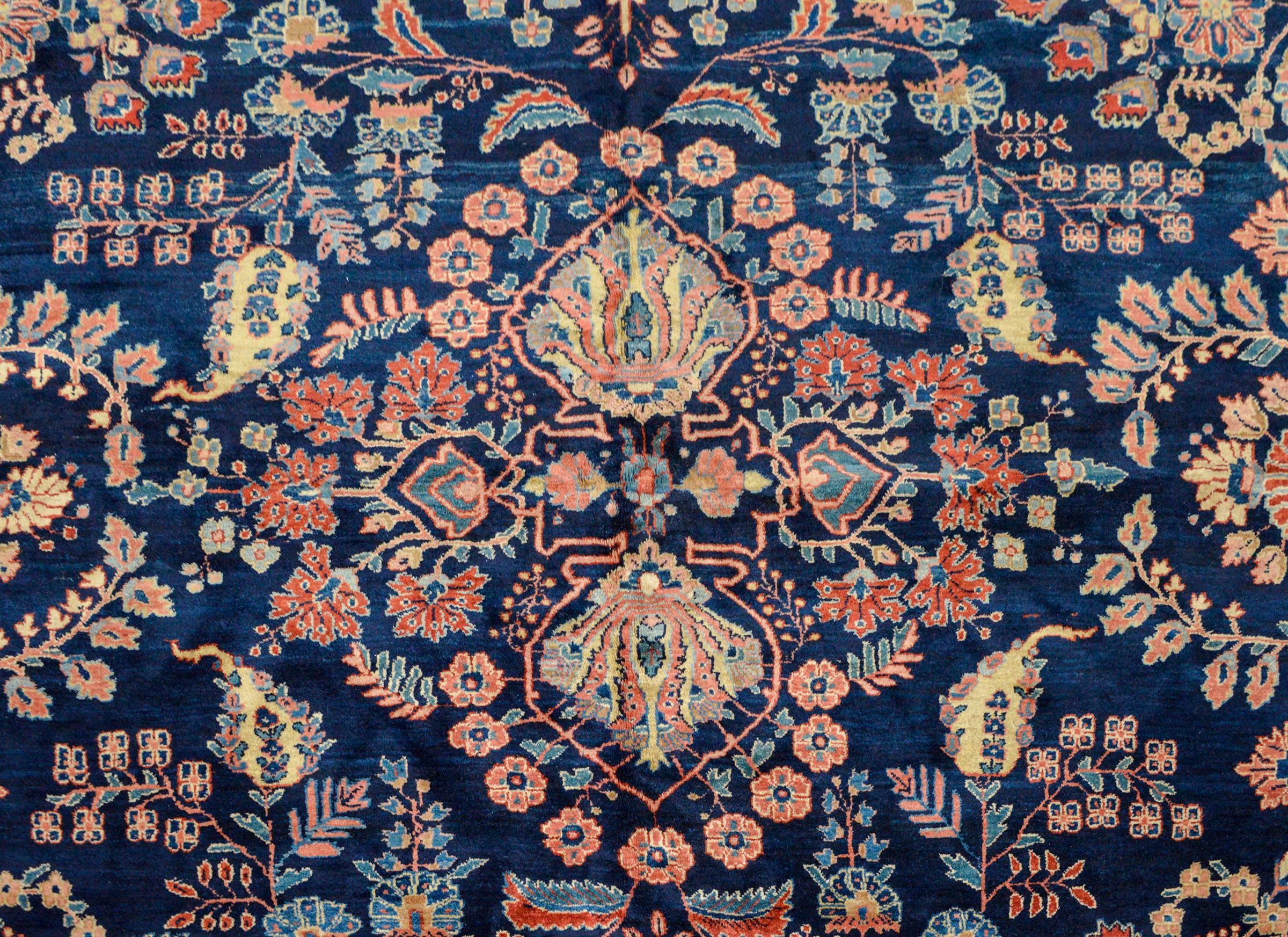 Mid-20th Century Fabulous Early 20th Century Mohajeran Rug For Sale