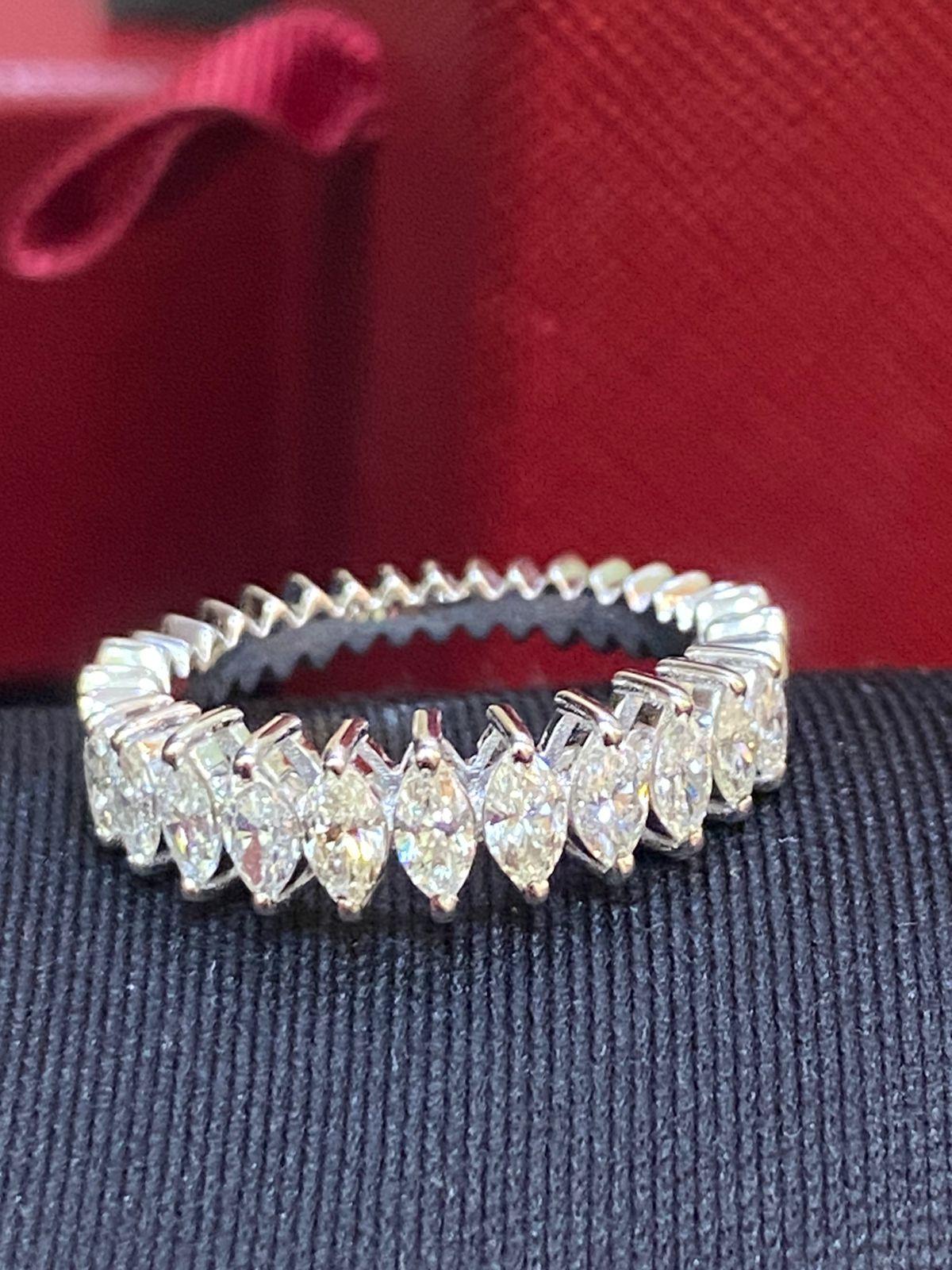 Certified 1.19 Carats Natural Diamonds  18k Gold Ring  In New Condition For Sale In Massafra, IT
