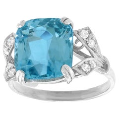 Fabulous Fifties Aquamarine Ring
