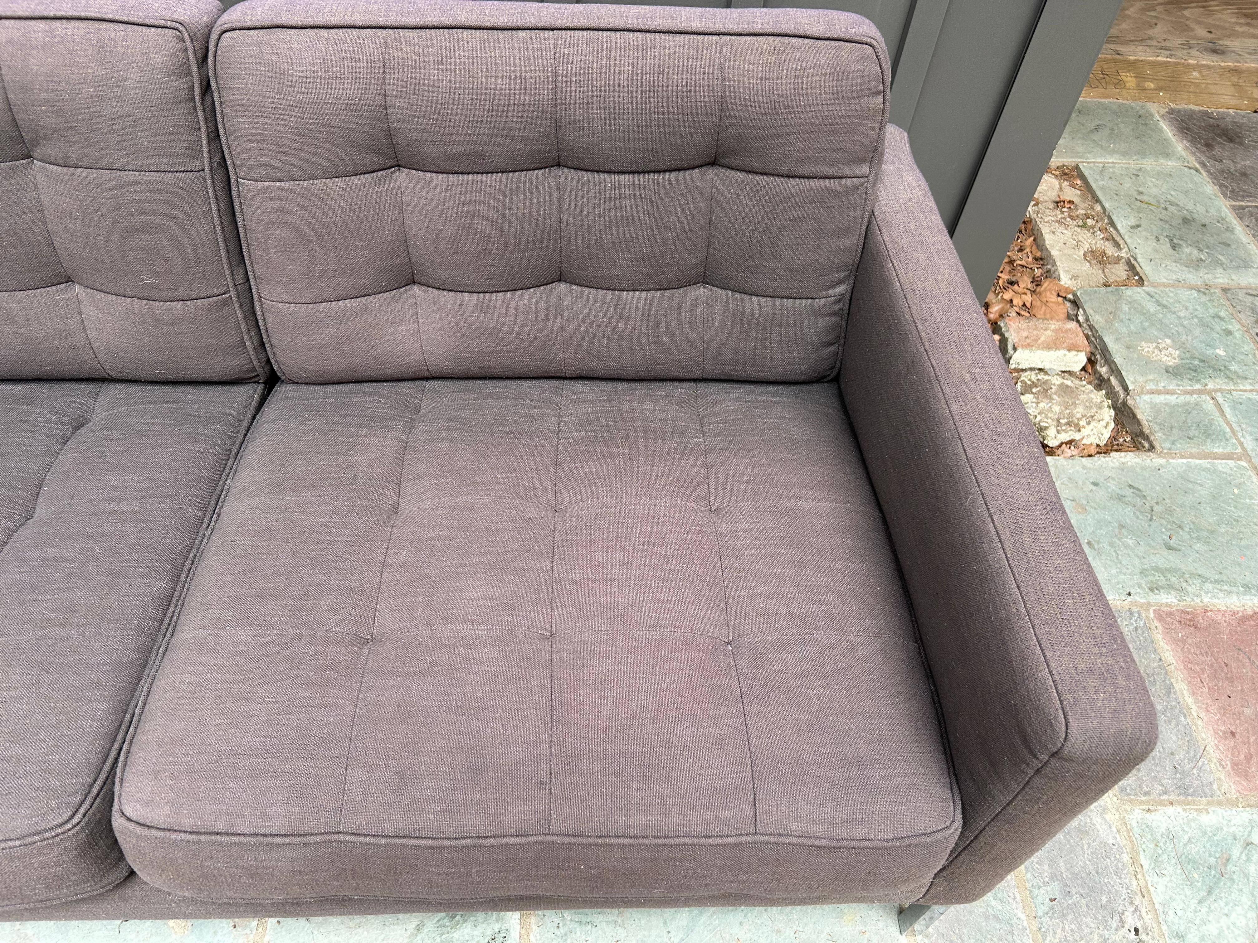 Fabuleux Canapé Florence Knoll Canapé 3 places Knoll International , Mid-Century en vente 5