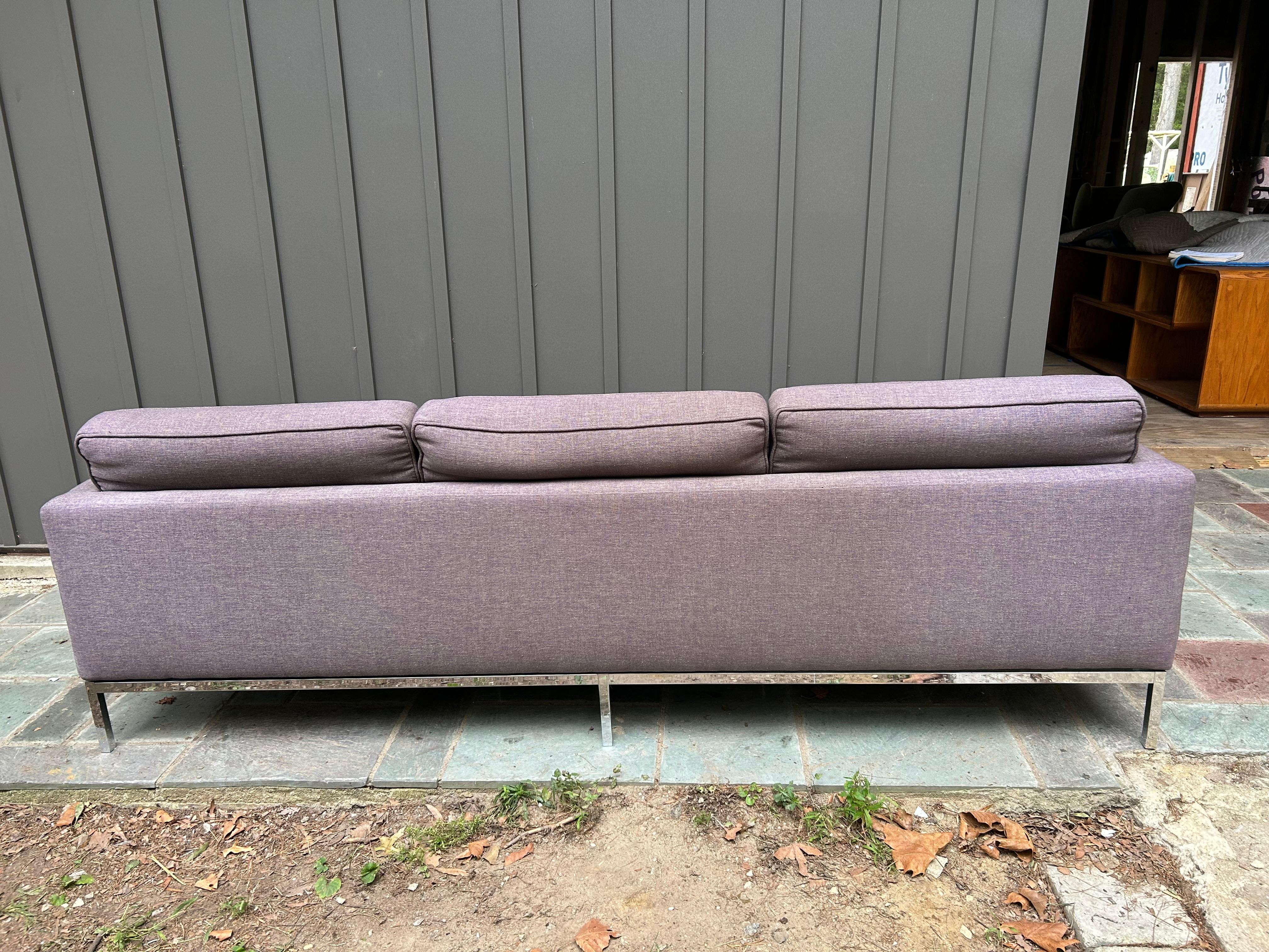 Fabuleux Canapé Florence Knoll Canapé 3 places Knoll International , Mid-Century en vente 7