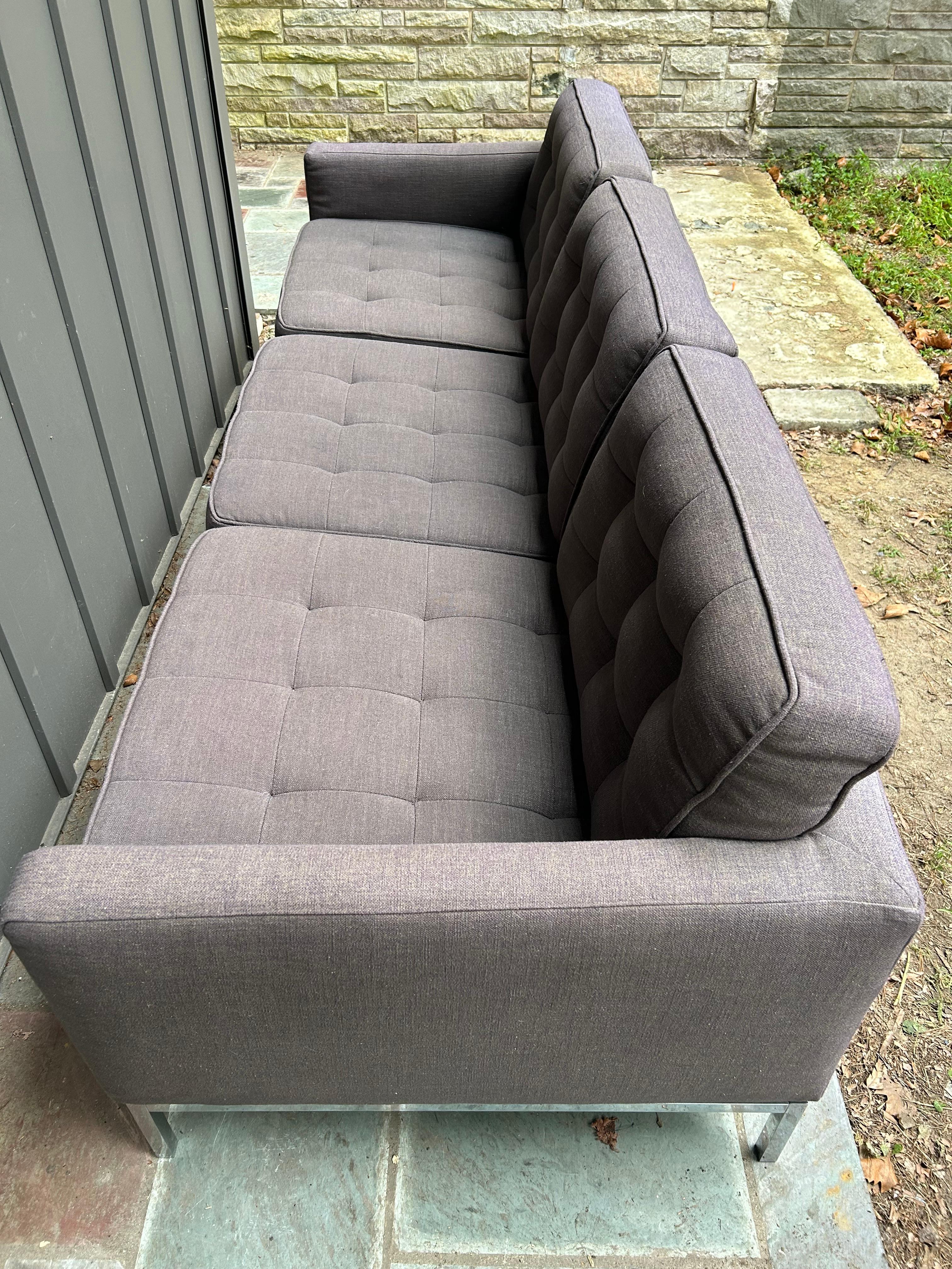 Fabuleux Canapé Florence Knoll Canapé 3 places Knoll International , Mid-Century en vente 10
