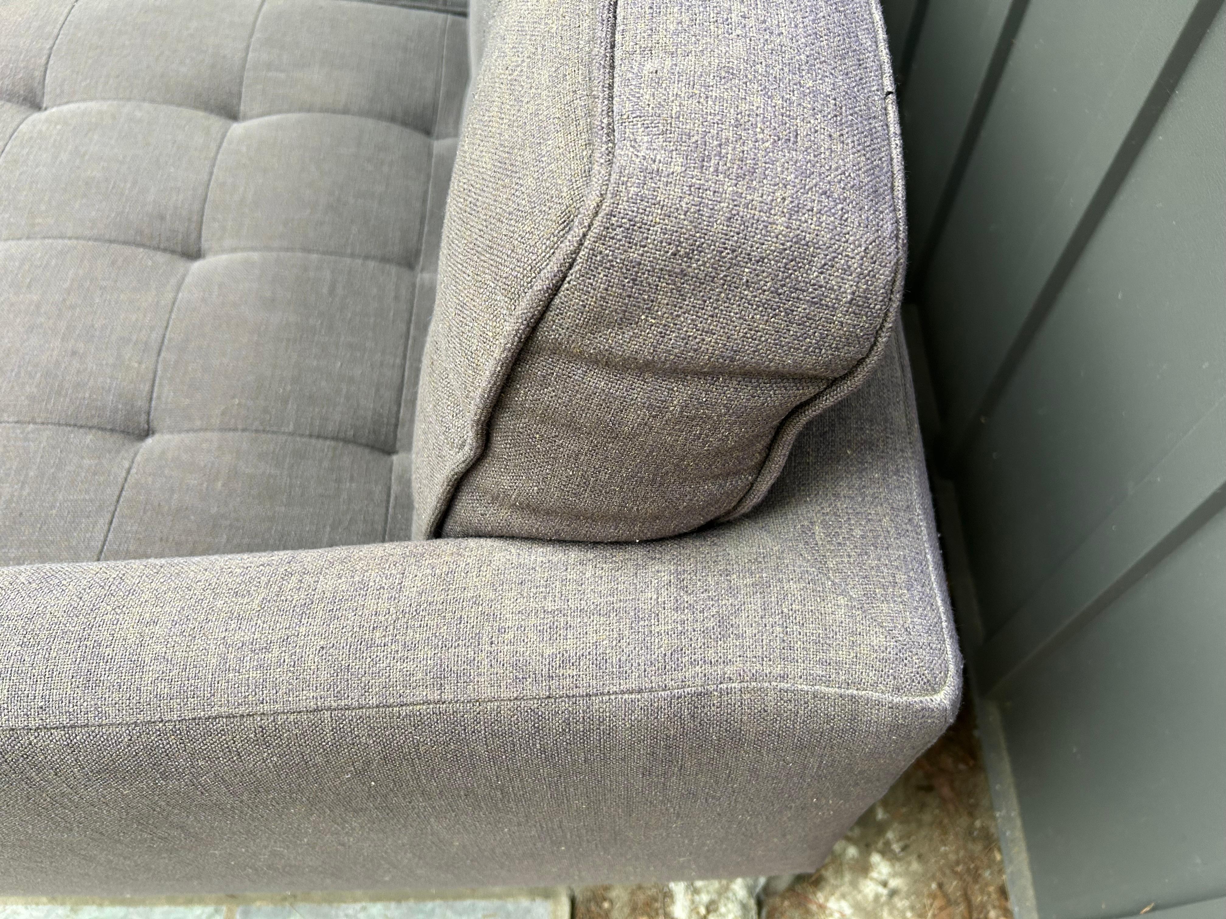 Tissu d'ameublement Fabuleux Canapé Florence Knoll Canapé 3 places Knoll International , Mid-Century en vente