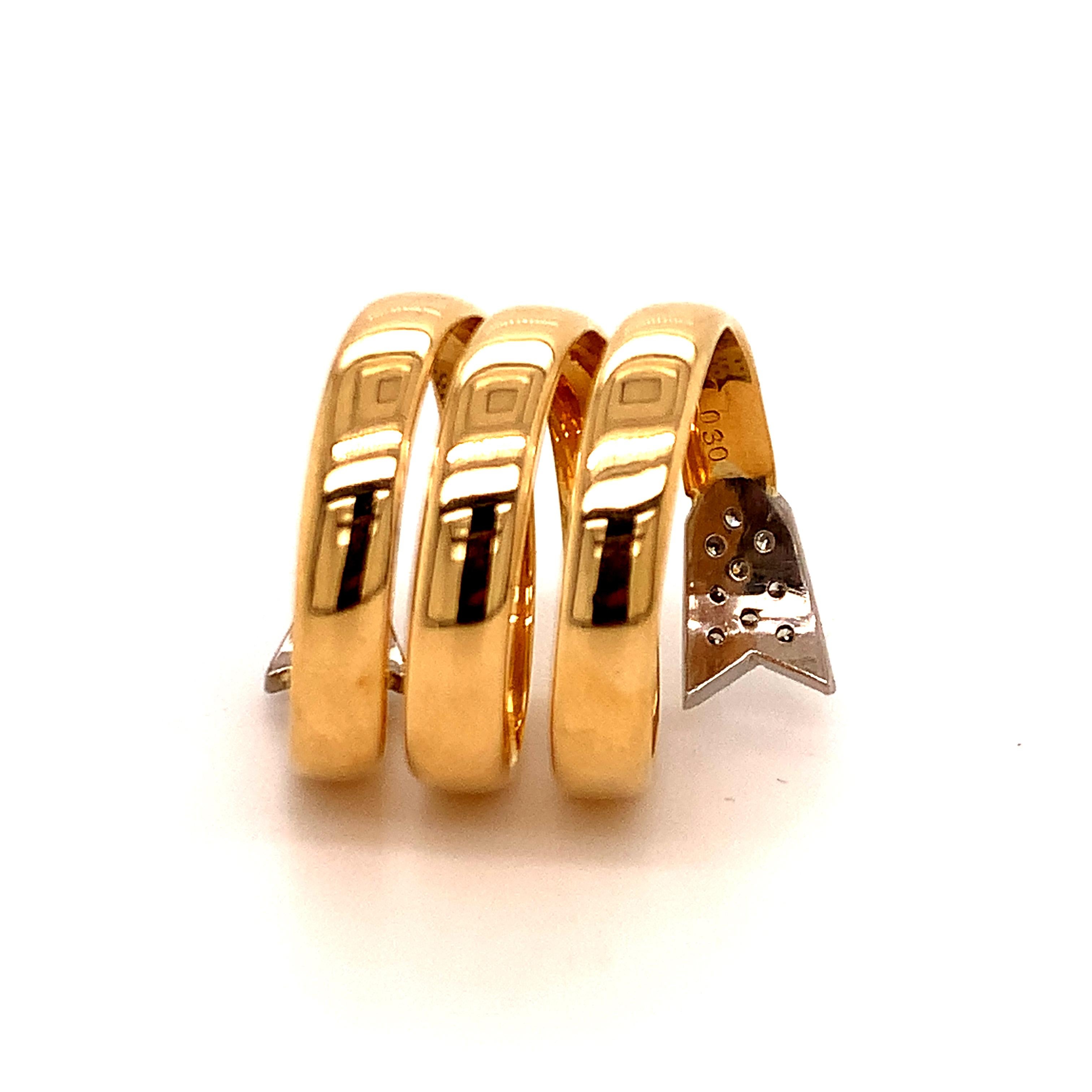 arrow ring gold