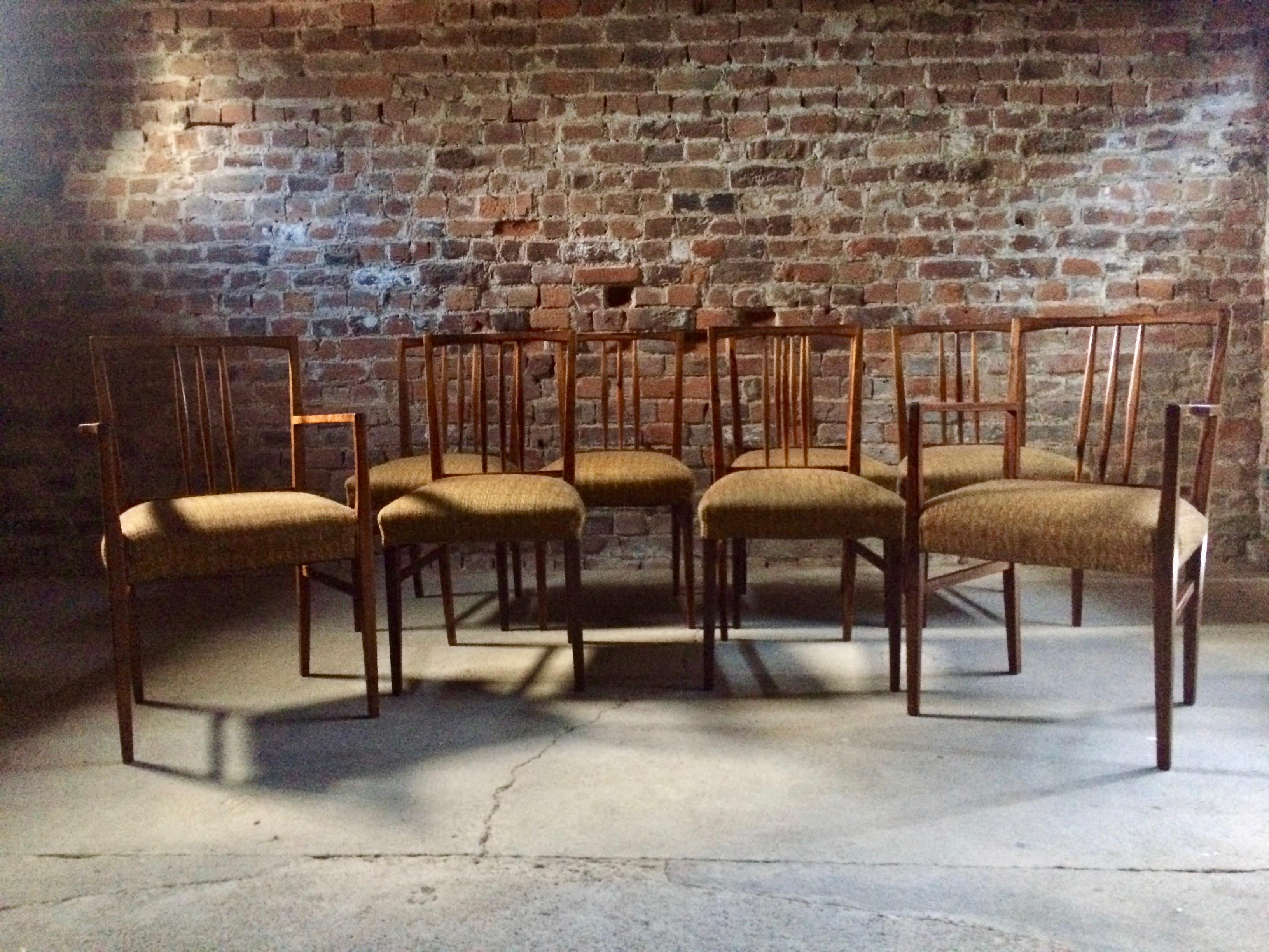 Fabulous Gordon Russell Dining Table and Eight Chairs Rosewood Burford R818 6