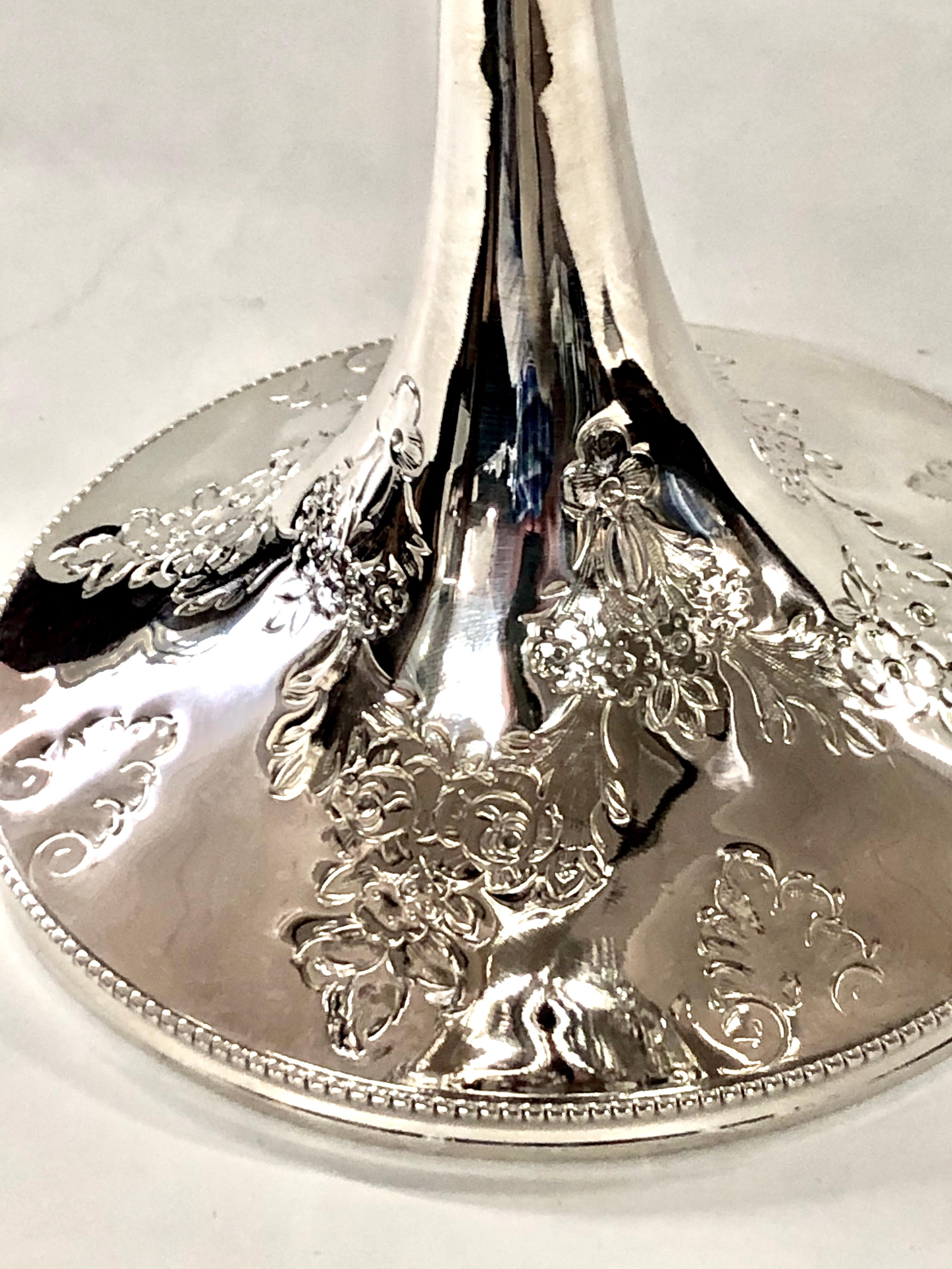 Fabulous Hand Chased English Sheffield Silver Plate Trophy or Loving Cup For Sale 2