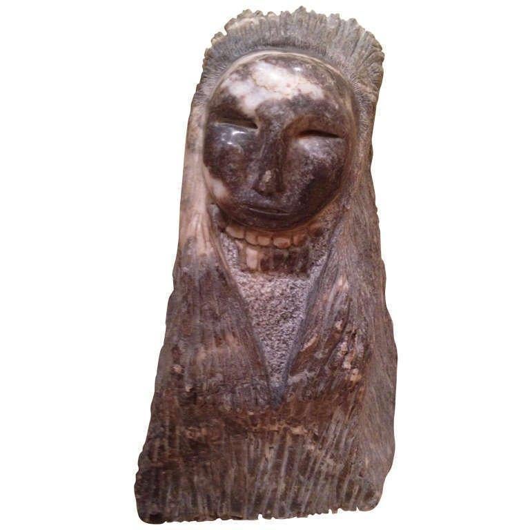 Fabulous Hard Stone Carved Sculpture by Marcus Lyons For Sale