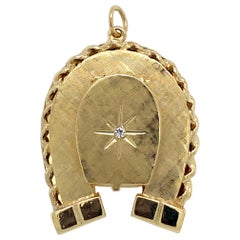 Fabulous Horseshoe Gold Locket