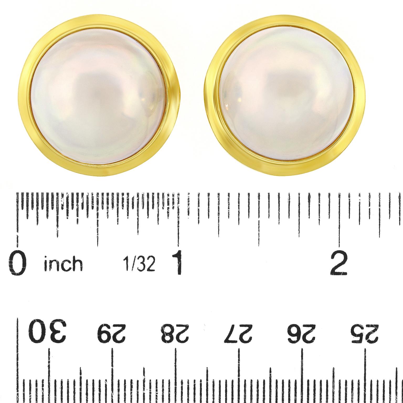 Fabulous Huge Pearl Earrings 1