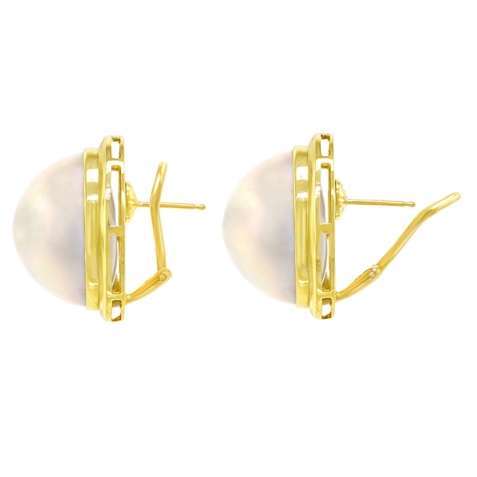 Fabulous Huge Pearl Earrings 3