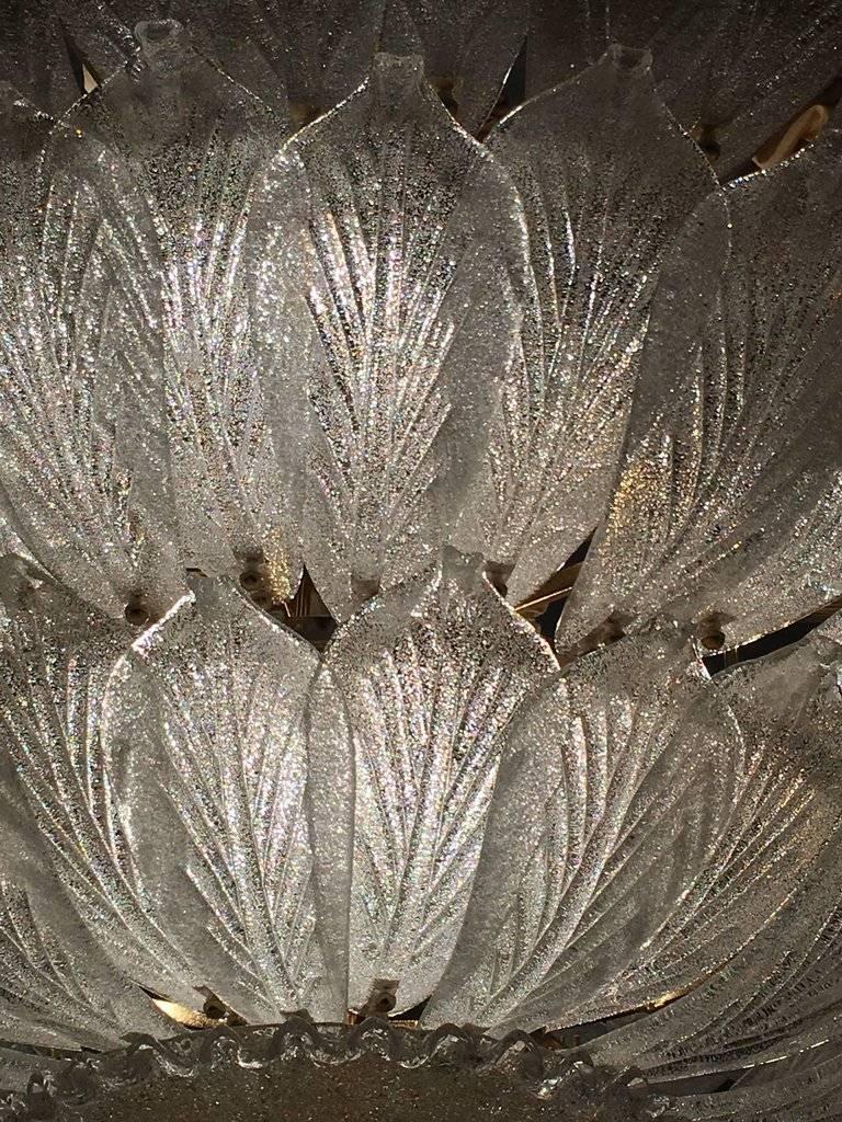 Mid-Century Modern  Fabulous Italian Murano Glass Ceiling Light or Flush Mount