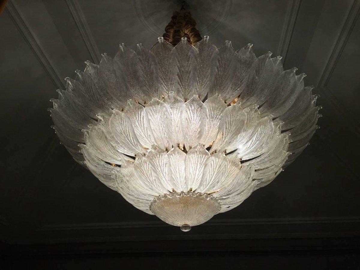 Contemporary Fabulous Italian Murano Glass Ceiling Light or Flushmount For Sale