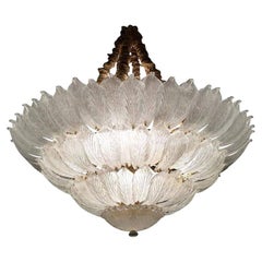 Favolosa lampada da soffitto o da incasso in vetro di Murano italiano