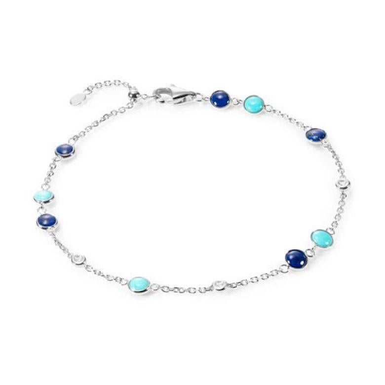 Bracelet White Gold 14 K (Available in Yellow Gold)
Diamond 3-Кр57-0,04-4/7
Lazyrit 4-0,78 ct
Lapis Lazuli 5-1,02 ct

Length 18.5 cm
Weight 2.23 grams


With a heritage of ancient fine Swiss jewelry traditions, NATKINA is a Geneva based jewellery