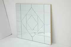 Fabulous Large Faceted Bevelled Mirror