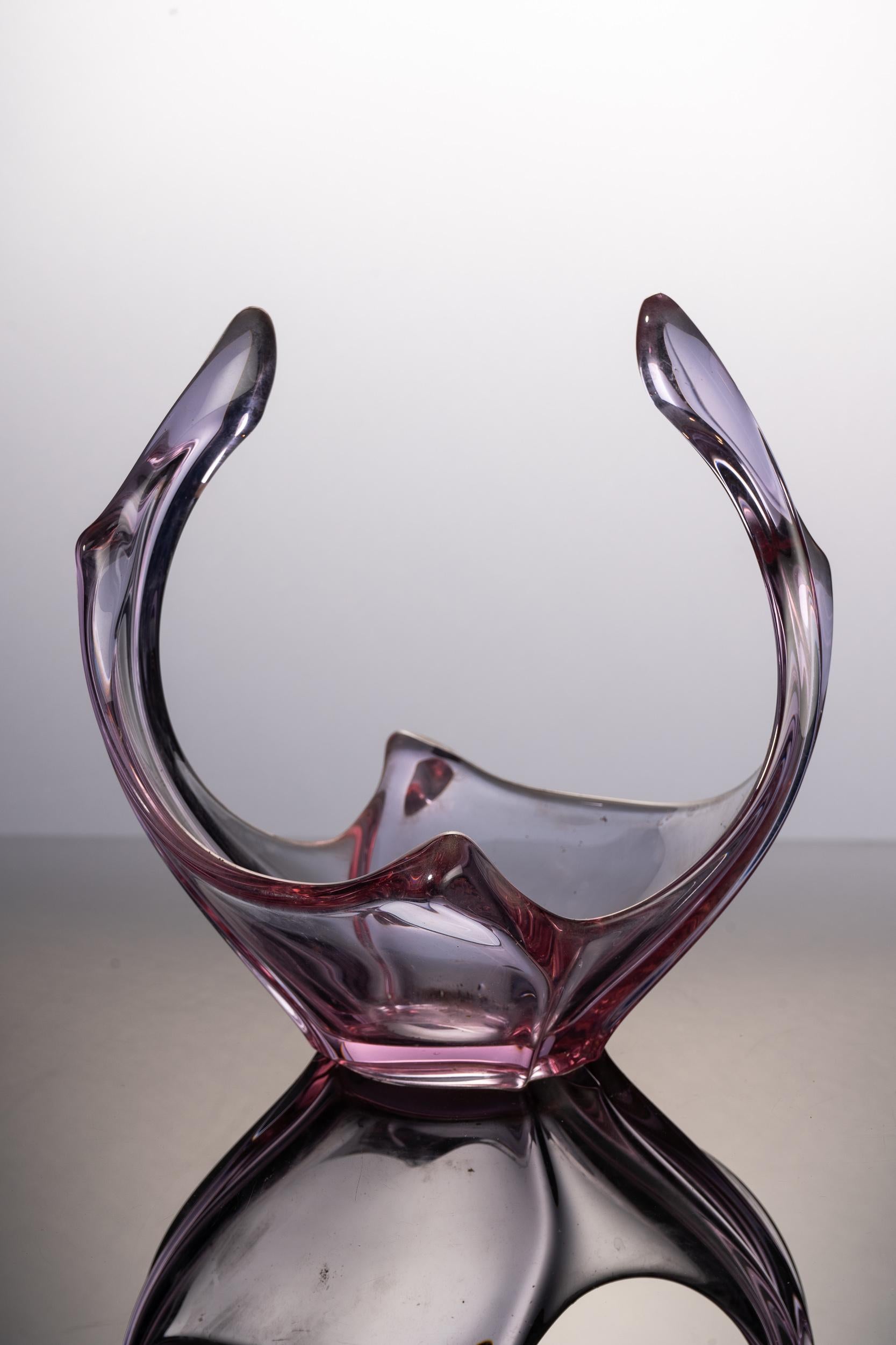 Belgian Fabulous Light Purple Glass Vase 