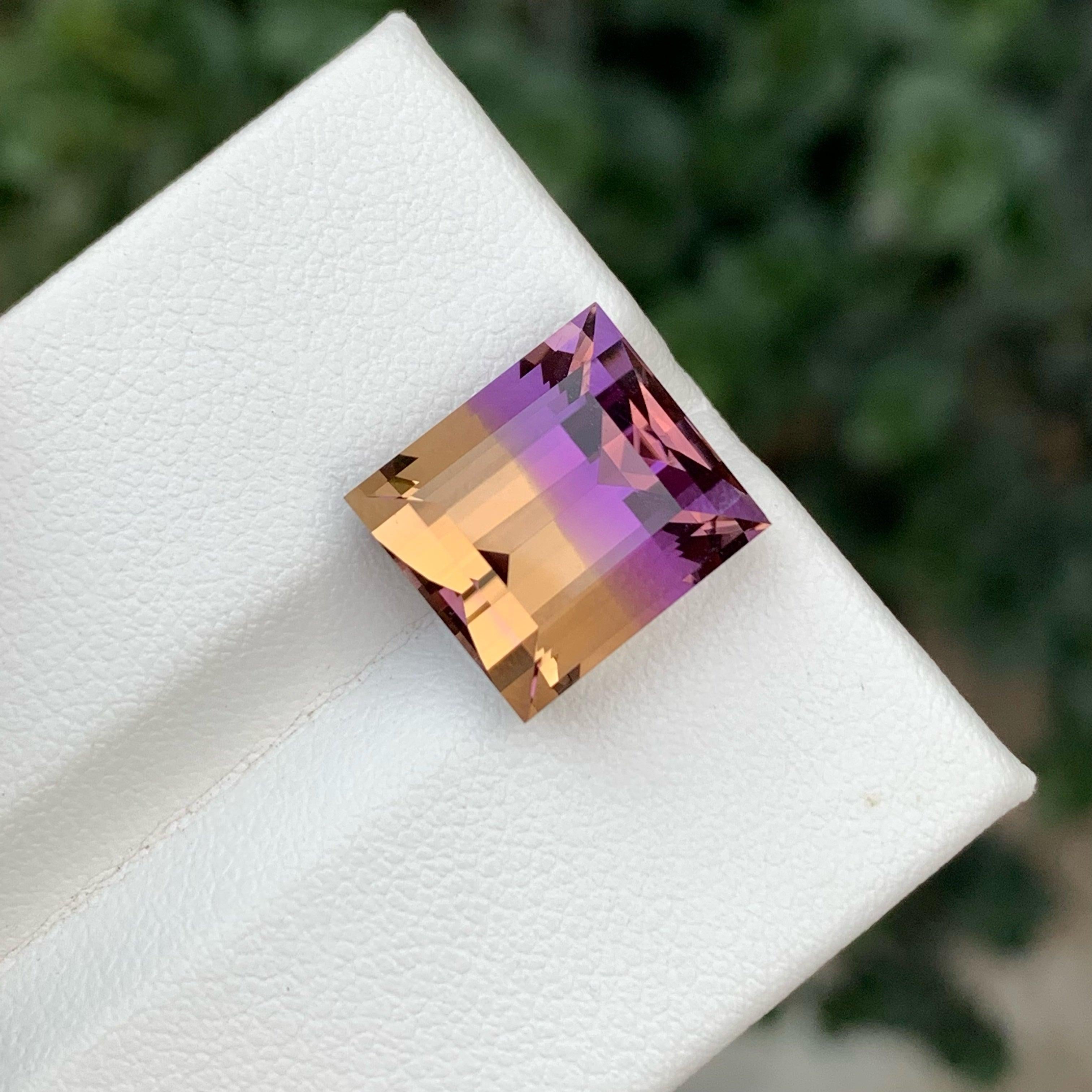 Fabulous Loose Ametrine Gemstone, Available for sale at wholesale price natural high quality 9.85 Carats Loupe Clean Clarity Natural Ametrine From Bolivia.

Product Information:
GEMSTONE TYPE:	Fabulous Loose Ametrine Gemstone
WEIGHT:	9.85