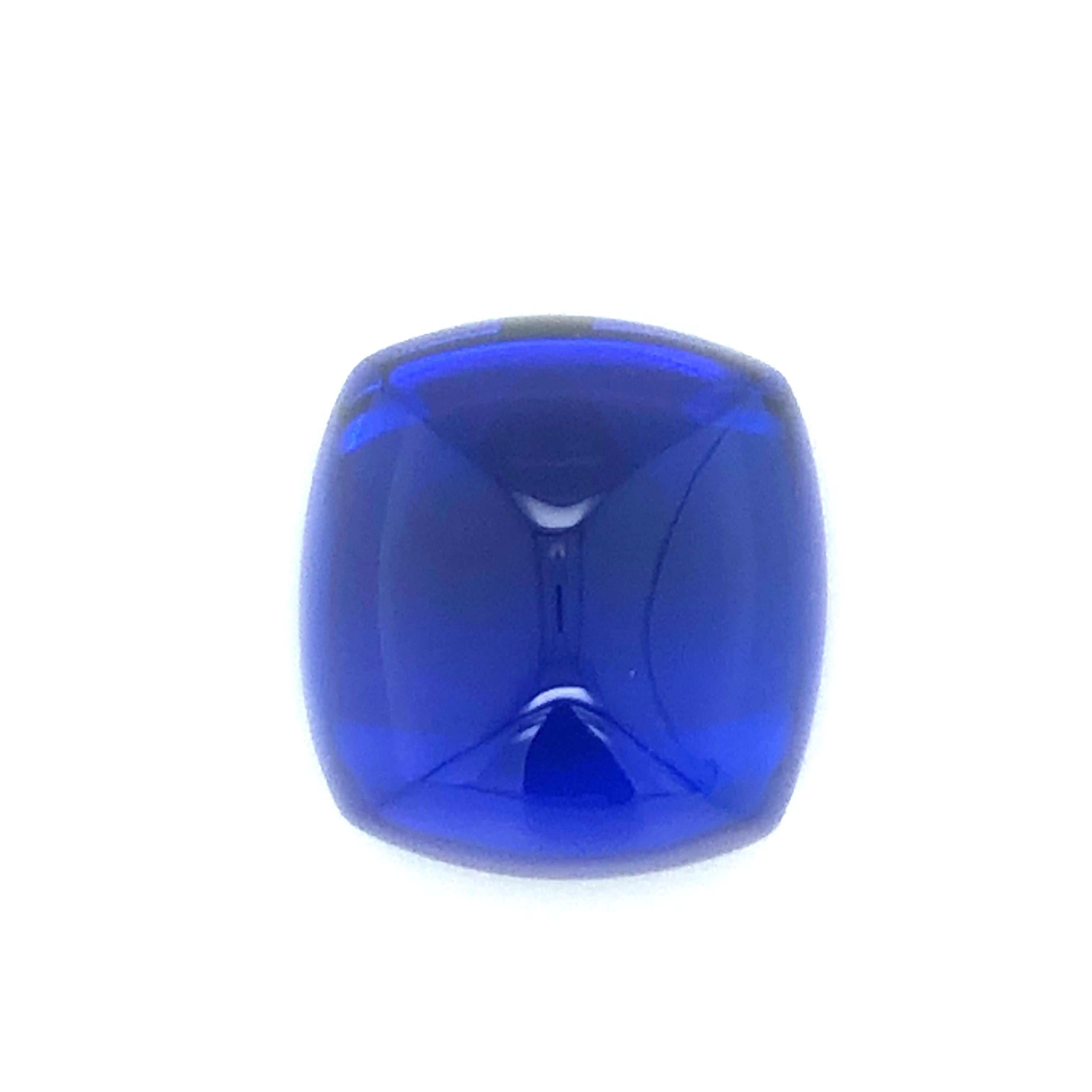 Modern Fabulous Loose Sugarloaf Cabochon Tanzanite of 26.20 Ct For Sale