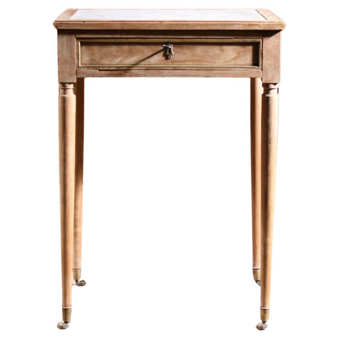 Fabulous Maple & Carrara Marble Table