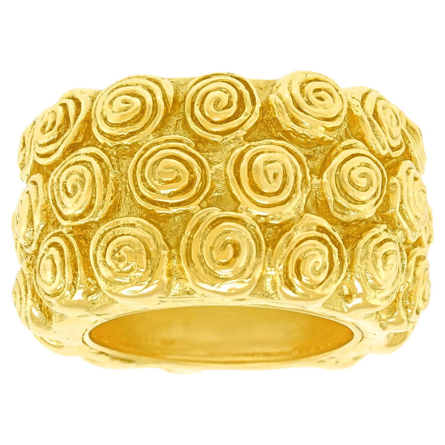 Fabulous Massive Impressive Hyper-Modernist Ring For Sale