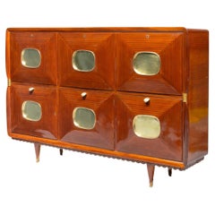 Fabuloso Mediados de siglo Mueble bar Attr. a Paolo Buffa, 1950