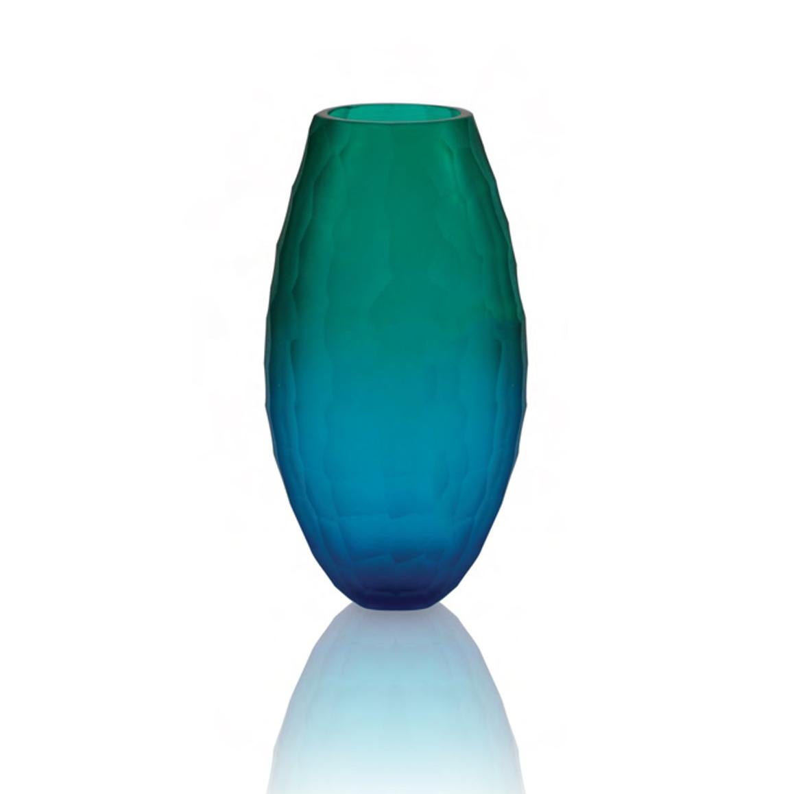 Fabuloso jarrón de cristal de Murano - Vivarissimi en venta 3