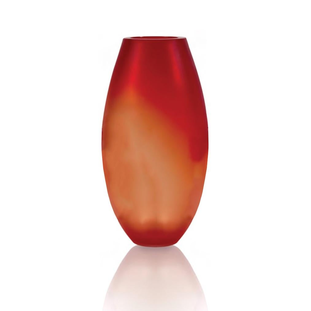 Fabuloso jarrón de cristal de Murano - Vivarissimi Moderno en venta