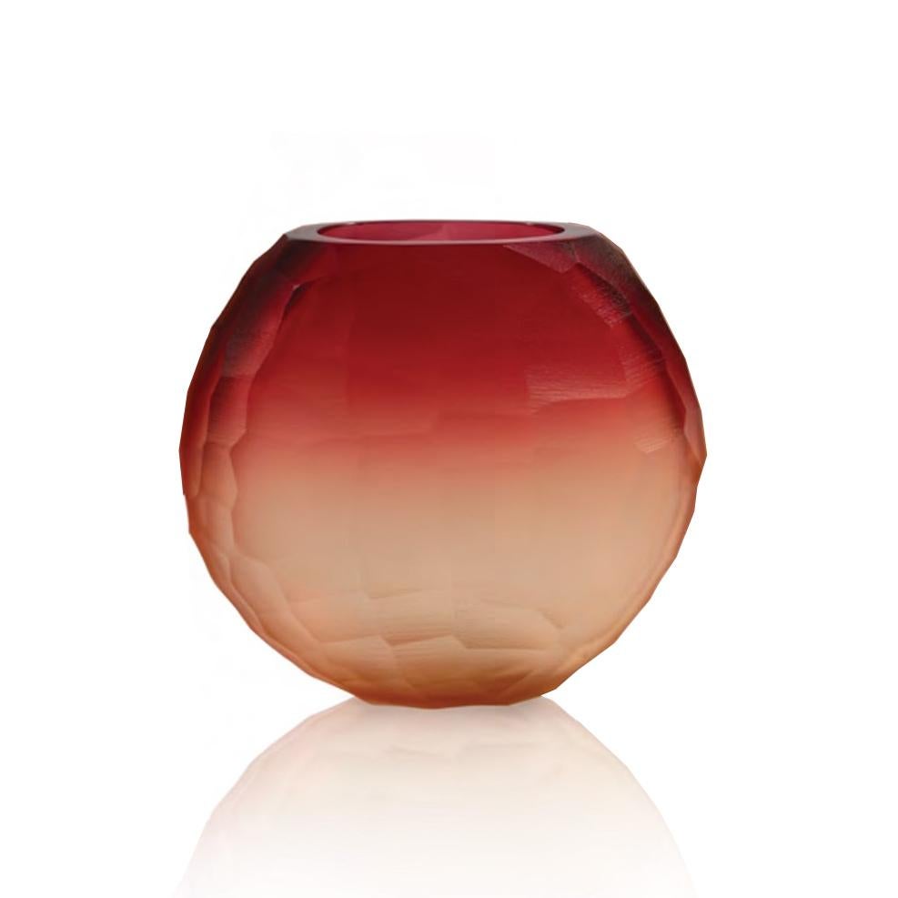 Fabuloso jarrón de cristal de Murano - Vivarissimi Italian en venta