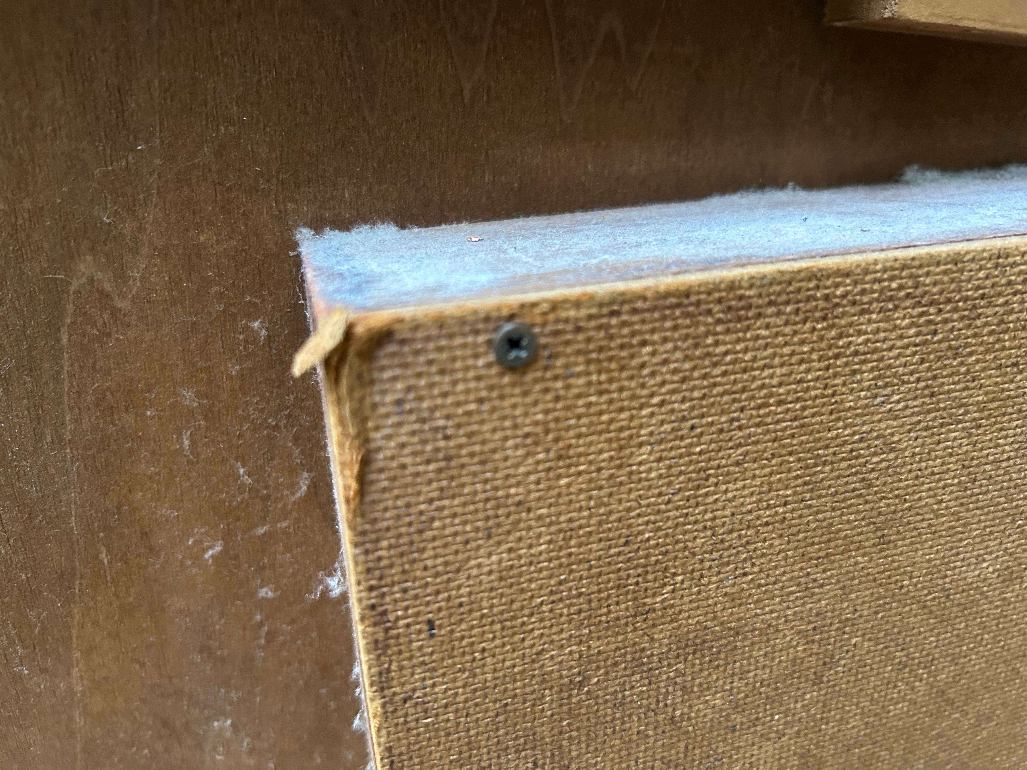 Favolosa testiera illuminata in legno di noce stile Nakashima, metà del secolo scorso. in vendita 8
