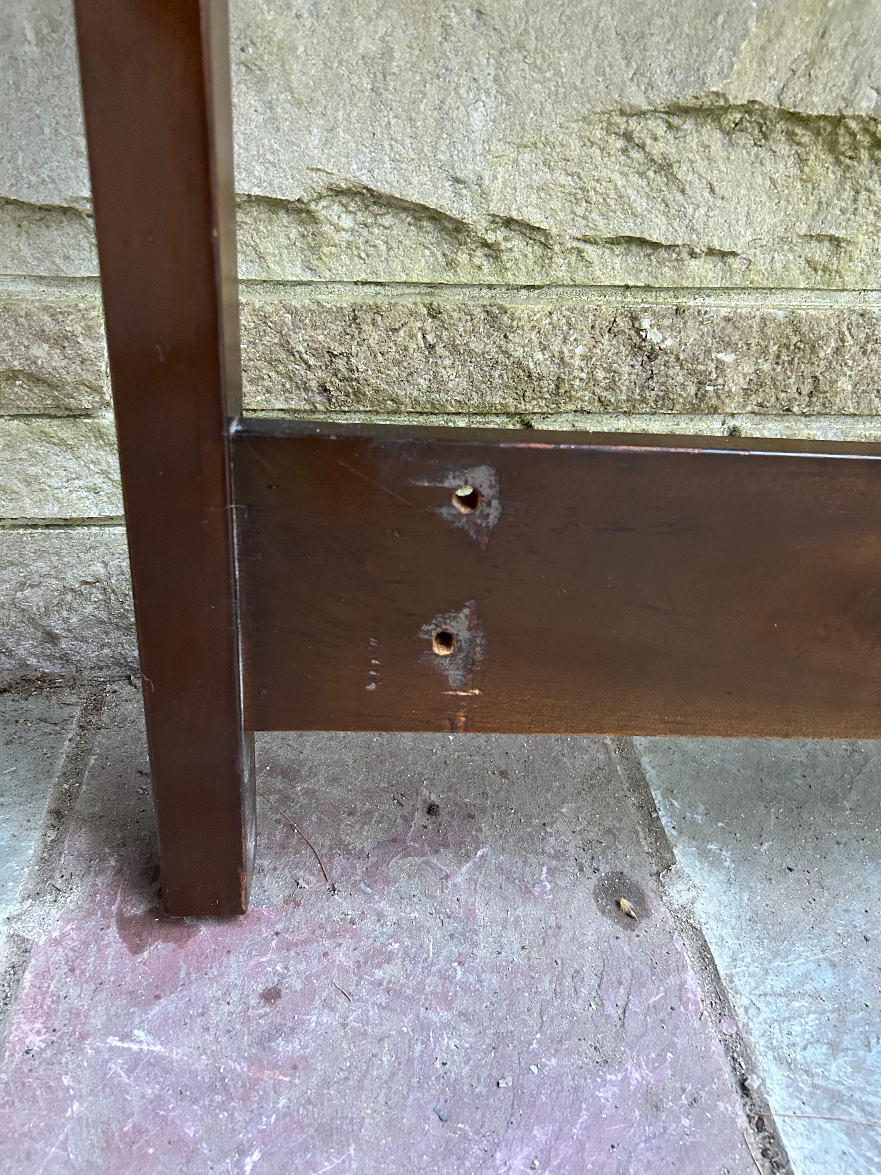 Favolosa testiera illuminata in legno di noce stile Nakashima, metà del secolo scorso. in vendita 1