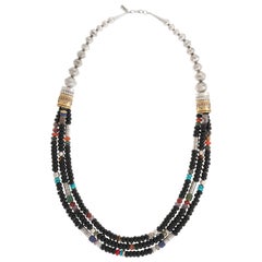 Fabuleux collier Navajo à plusieurs brins par Tommy Singer