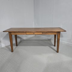 Fabulous Oak Plank Refrectory Farmhouse Kitchen Table