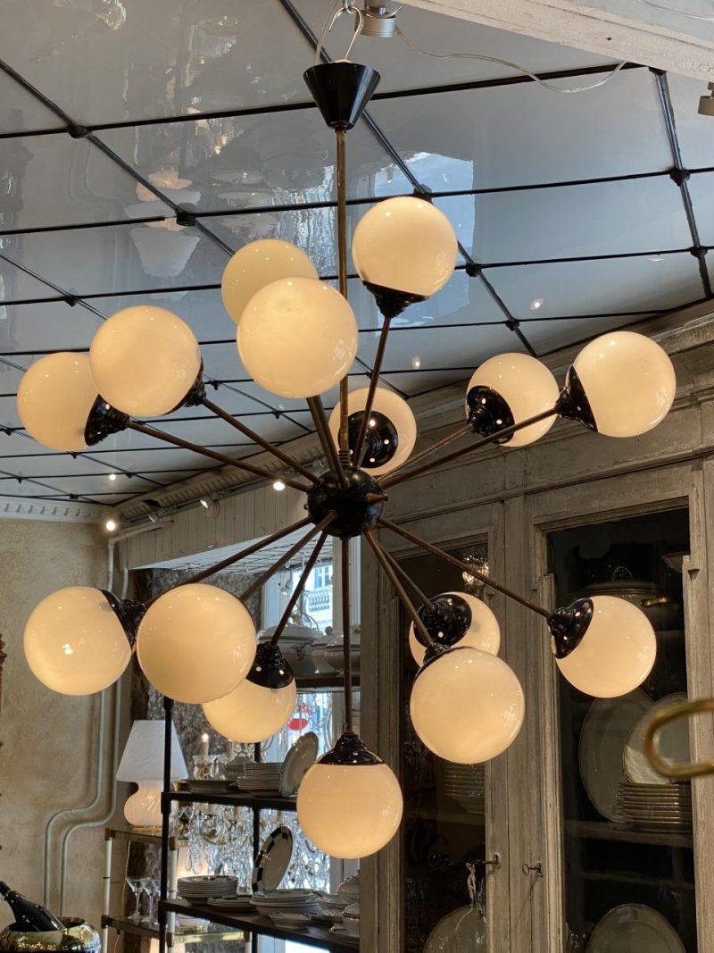 Fabulous Original Stil Novo Ceiling Lamp In Good Condition In Copenhagen K, DK