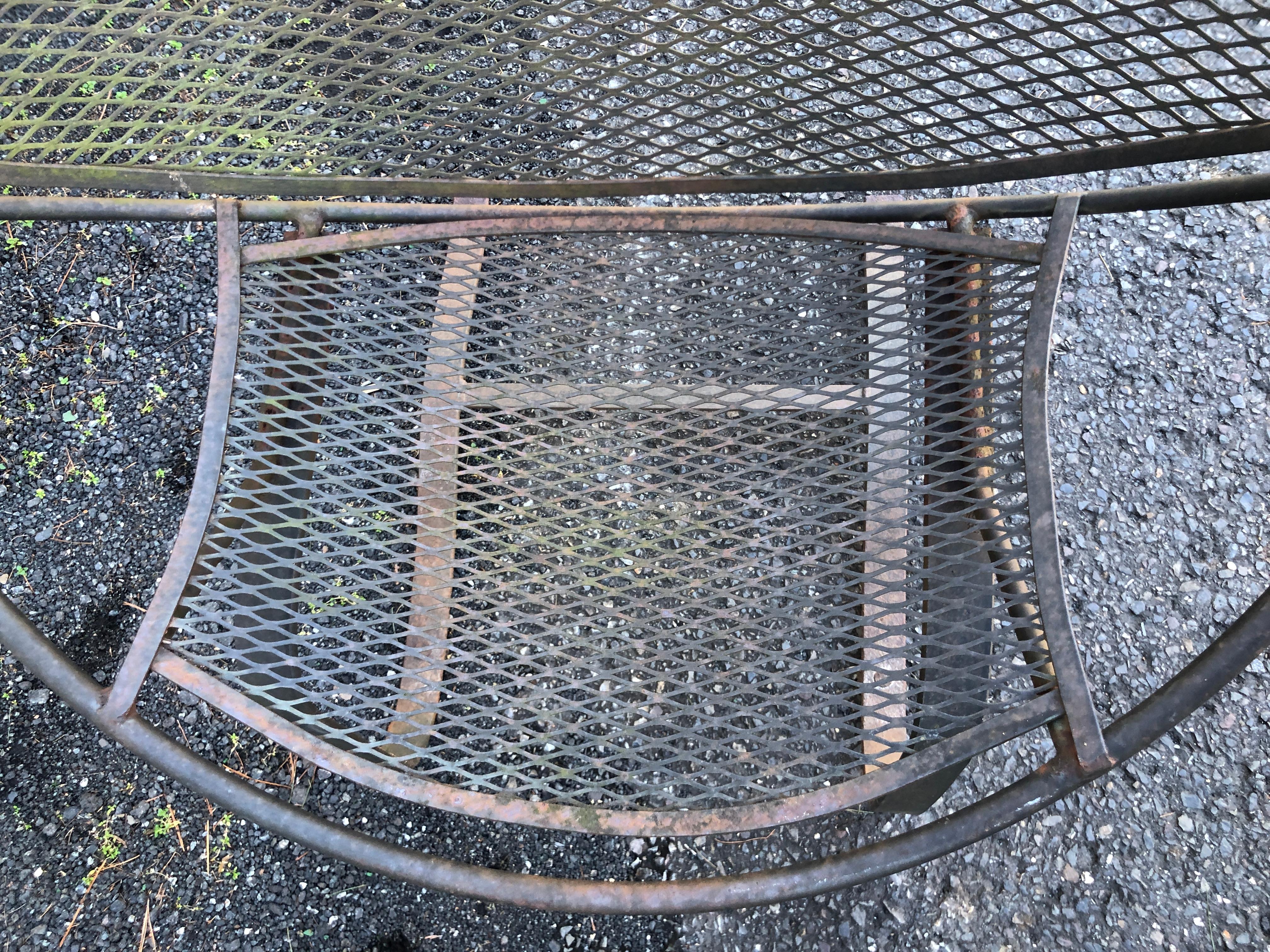 Fabuleuse paire de chaises longues Tempestini Salterini Cantilever Patio Radar des années 50 en vente 6