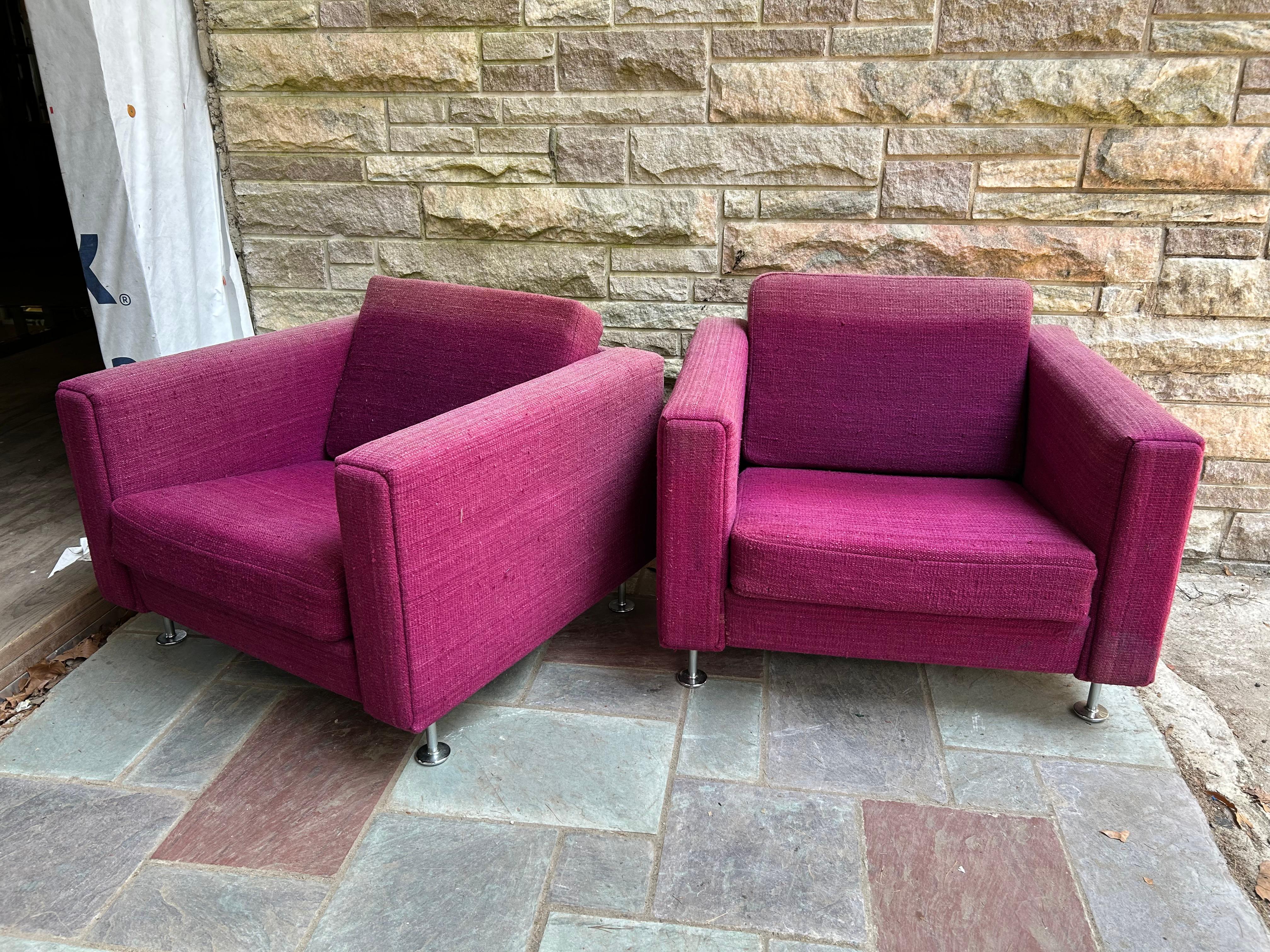 Favolosa coppia Hans Wegner Modello GE 300/1 Sedie da salotto Getama Gedsted Danimarca in vendita 5