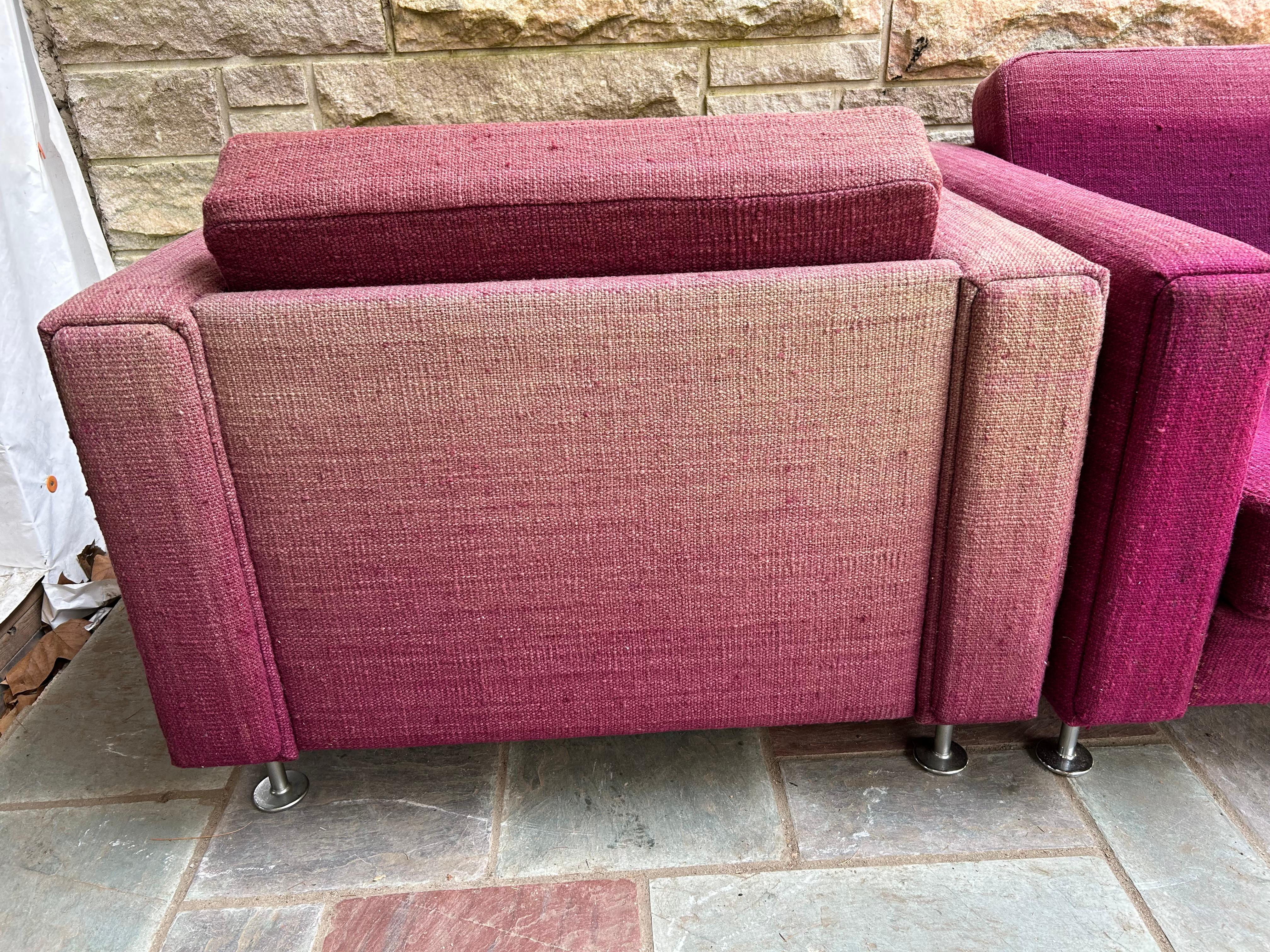 Favolosa coppia Hans Wegner Modello GE 300/1 Sedie da salotto Getama Gedsted Danimarca in vendita 6