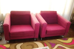 Fabulous Pair Hans Wegner Model GE 300/1 Lounge Chairs Getama Gedsted Denmark