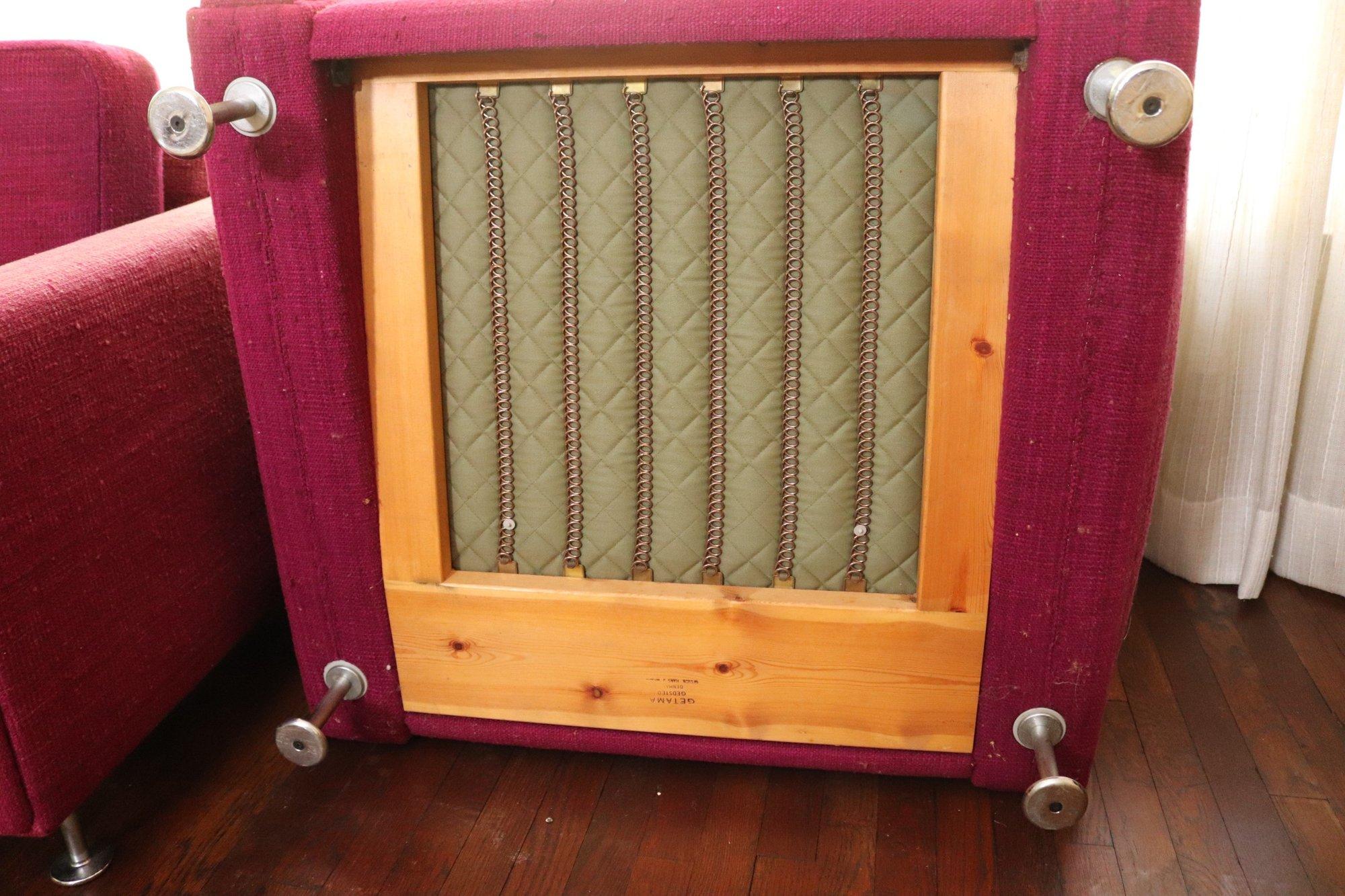 Danese Favolosa coppia Hans Wegner Modello GE 300/1 Sedie da salotto Getama Gedsted Danimarca in vendita