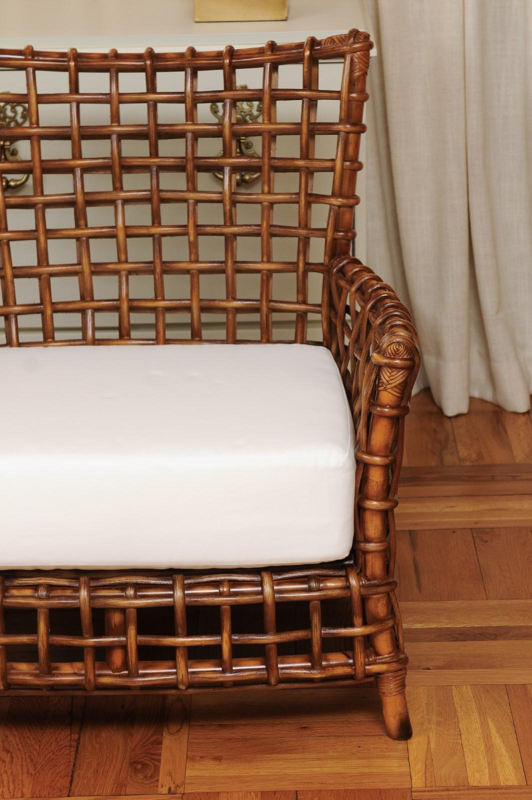 fauteuil club en rotin