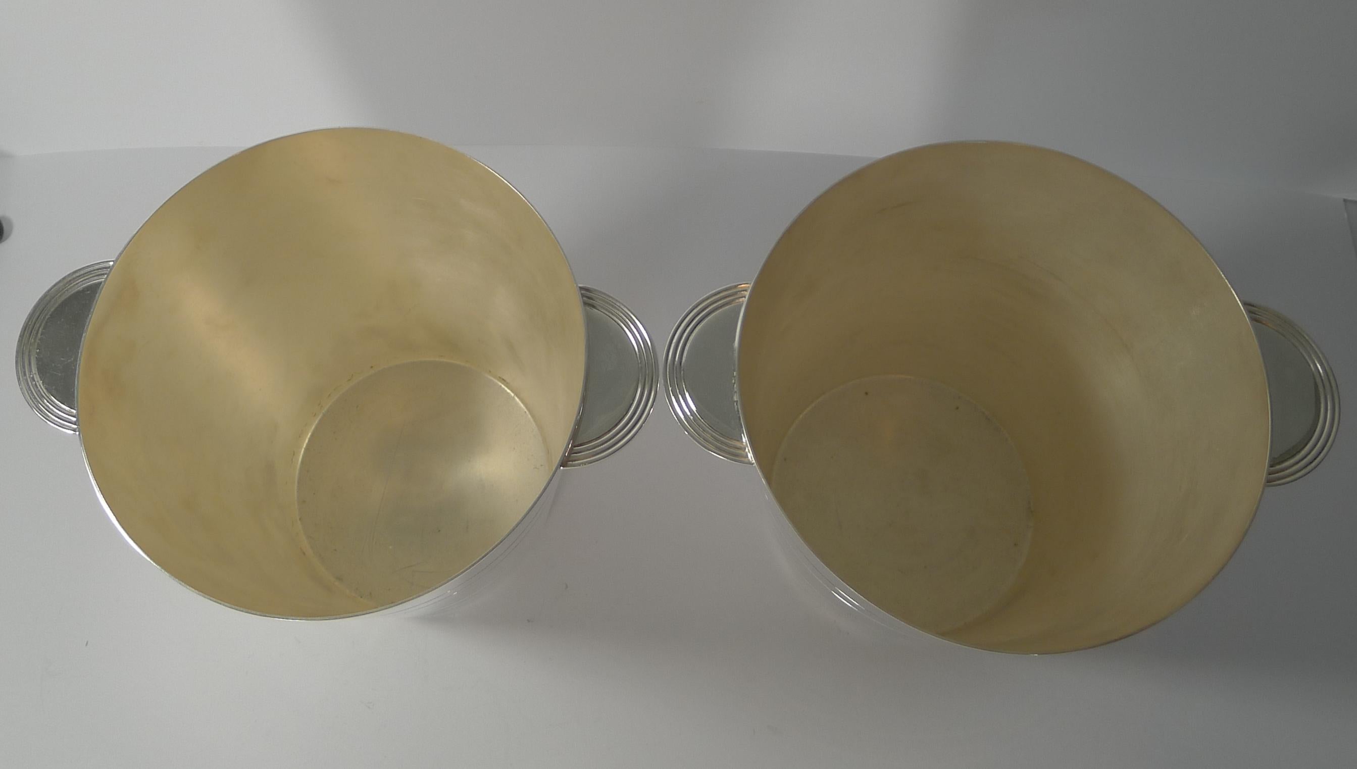 Fabulous Pair of Elkington Silver Plated Wine Coolers / Champagne Buckets 2