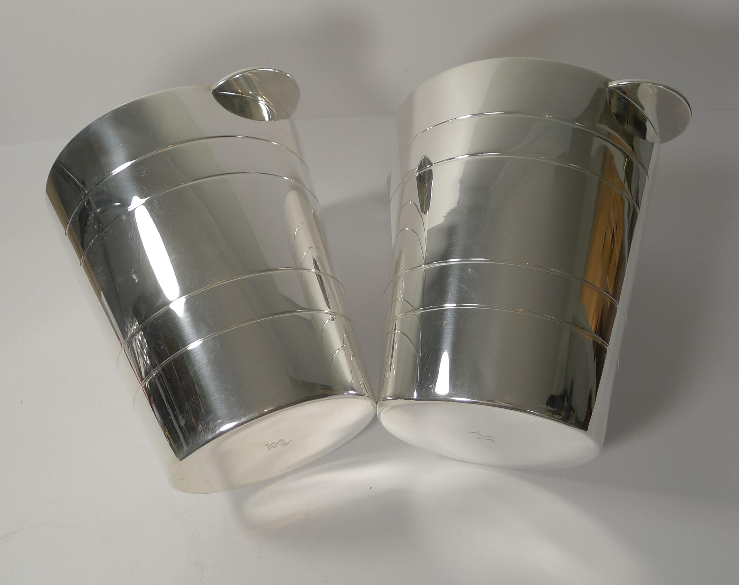 Fabulous Pair of Elkington Silver Plated Wine Coolers / Champagne Buckets 3