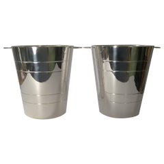 Fabulous Pair of Elkington Silver Plated Wine Coolers / Champagne Buckets