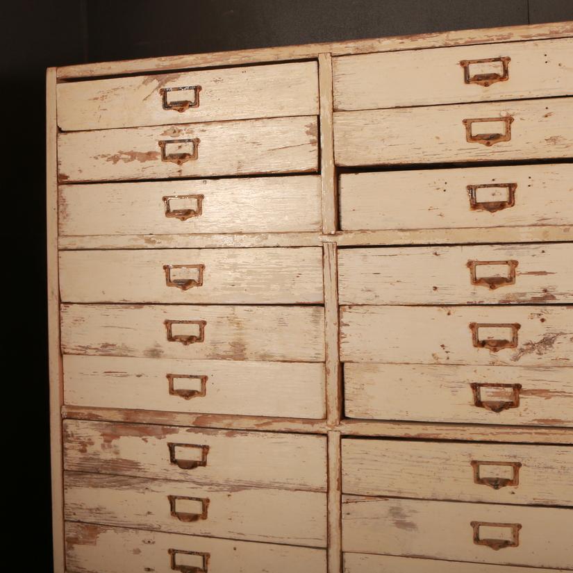 19th Century Fabulous Pair of French Shop Fittings or Bank of Drawers